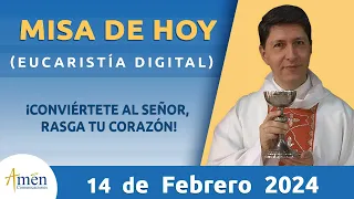 Misa de Hoy Miércoles 14 de Febrero 2024 l Padre Carlos Yepes l Eucaristía Digital l Católica l Dios