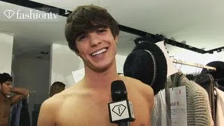 Male Models Backstage at Ermanno Scervino Fall/Winter 2012-13 | Milan Men's Fashion Week | FashionTV