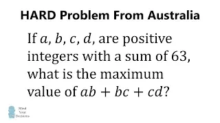 Solving An Incredibly Hard Problem From Australia