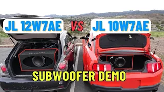 12W7 VS 10W7 // Subwoofer Review