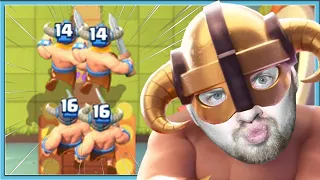 😘 ELITE BARBARIANS 16 LEVEL! E-BARBS AND RAGE DECK / Clash Royale