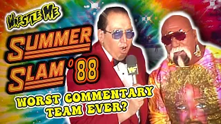 The WORST WWF Commentary Team EVER | SummerSlam '88 - Wrestle Me Review