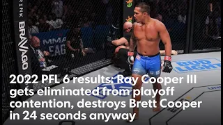 Ray Cooper III out of 2022 playoffs, still destroyed opponent in 24 seconds