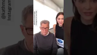 Katharine McPhee & David Foster - Wash hands @ The Kat and Dave Show (5 April 2020) - Camera David