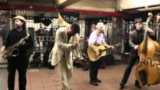 Tin Pan performs "Low" LIVE under 34th St and 6th Avenue, NYC