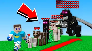 Minecraft, mas A CADA XP EU CONSIGO UM NOVO MOB!!