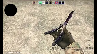 BUTTERFLY KNIFE DOPPLER BLACK PEARL INGAME SHOWCASE CS2