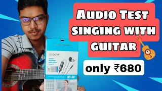 Boya BY-M1 Mic Review | Singing with Guitar