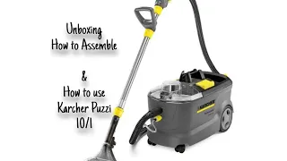 Karcher Puzzi 10/1 | Unboxing | How to assemble | How to use Karcher Puzzi 10/1 | Housekeeping