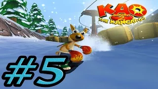 Прохождение Kao the Kangaroo Round 2 - #5 - Вниз по горам, на сноуборде