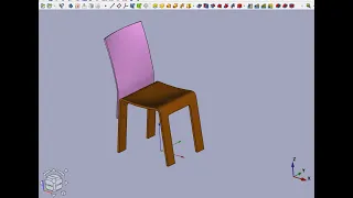 FreeCAD Часть 87. Пример создания модели. Стул. Верстак "Curves" или "Кривые"