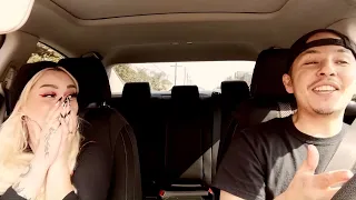 Uber Driver Raps & Her Reaction Is PRICELESS ❤️!