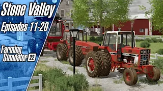 Stone Valley Lets Play Supercut (Episodes 11-20) | Farming Simulator 22