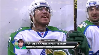 Нестеров празднует гол в боксе для штрафников / Nesterov celebrates his goal in penalty box