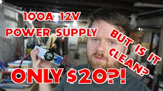 $20 100 AMP 12v Power Supply: Good for Ham Radio?? || HP DPS-1200 Review