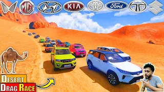 GTA 5 Indian Suv and Sadan Cars Desert Off-Road Drag Race GTA 5