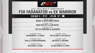 ESFL 163 - FSK Fadanator vs EK Warrior; Ginga vs BFAP DirrtyDave859