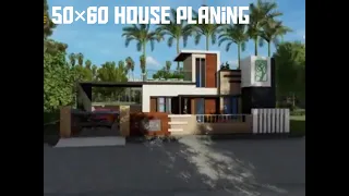 3D Home Design | Size 50x60 House Plan |Built up 32x46 House Plan with Interior Design|HDZ