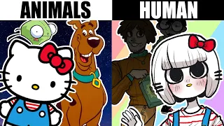 IF ANIMAL CHARACTERS WERE HUMAN