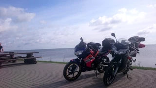 Motocyklem nad morze Bałtyckie | Motocycle to the Baltic Sea | 2x CBR 125 | ponad 1500 km | 2k16