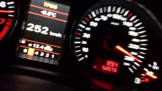 Audi Q7 100 - 255 km/h gechipped Vmax top speed German Autobahn