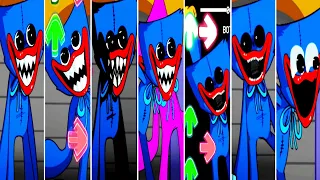 FNF VS Huggy Wuggy + ALL Phase (1,2,3,4,5) - FULL HORROR GAME [HARD]