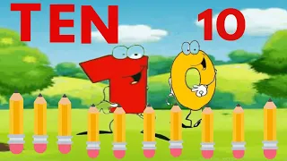 Dancing Numbers /  Learn Numbers And Counting 1 to 10 / Counting in words/ #Counting1-10