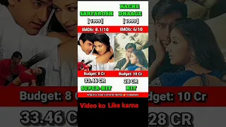 sarfarosh vs kachche dhaage movie comparison | aamir khan ajay devgan movie comparison | #shorts