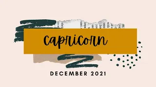 Capricorn December 2021 ♑️ Blast from past!! What you need to know is right here💕