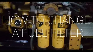 How To Change a Fuel Filter.
