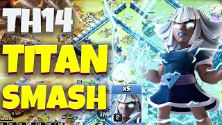 Most Powerfull army of TH14🔥| MASS ELECTRO TITAN |🤞CLASH OF CLANS