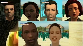 Every GTA Protagonist Characters In 🎶 Singing Green Light, Red Light (Deepfake) [Part. 1] #SHORTS