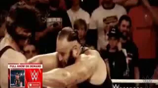 WWE Monday Night Raw Braun Strowman vs Miz 06 November 2017. 06-11-2017