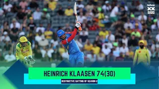 Heinrich Klaasen v Joburg Super Kings | Destructive Batting of Season 2 | Betway SA20