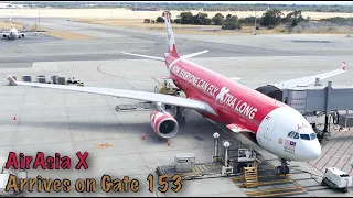AirAsia X [9M-XXZ] Arrives on Gate 153 at Perth Airport