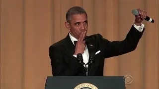 Obama has final run as "Comedian in Chief" at WH Correspondents' Dinner