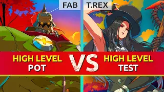 GGST ▰ FAB (Potemkin) vs T.REX (Testament). High Level Gameplay