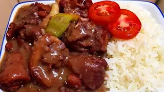 Jamaican Stew Peas, simmer in coconut milk 🇯🇲