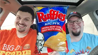 NEW Ruffles KFC Original Recipe Chicken Flavor Review!