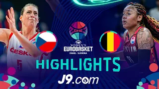 Czech Republic 🇨🇿 vs Belgium 🇧🇪 | J9 Highlights | FIBA #EuroBasketWomen 2023