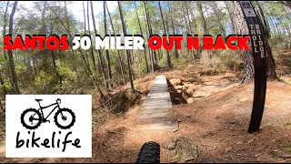 Santos 50 Mile Mountain Bike Out N Back - 4 Hour Indoor Ride Video - Know the Santos MTB Trails