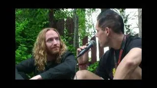 Dark Tranquillity Interview With Mikael Stanne at Nummirock 2010.mpg