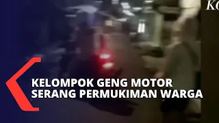 Video Geng Motor Serang Warga di Johar Baru Jakarta Pusat Viral di Media Sosial