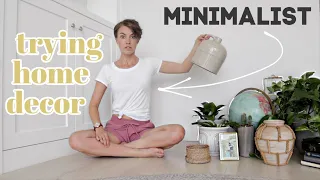 Minimalist Tries Home Decor | MINIMALISM (and propagating plants!)