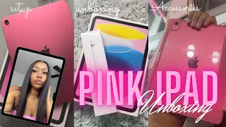 Unbox the PINK iPad 10th Gen With Me/ (Vlogmas Week2!)And Amazon Acessories/ Chill Unboxing Enjoy!!