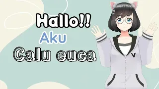 DEBUT Calu euca jadi Vtuber || Vtuber indonesia