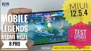 Redmi Note 8 Pro Mobile Legends Test Ultra Graphics Update Terbaru