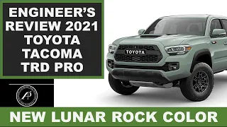 Engineer’s Review of the 2021 Toyota Tacoma TRD Pro Lunar Rock