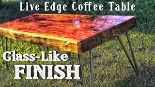 How to Make a Live Edge Table | Professional Finishing Results with Polyurethane | Diy Project