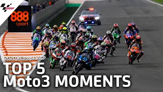 Top 5 Moto3 Moments | 2020 #EuropeanGP